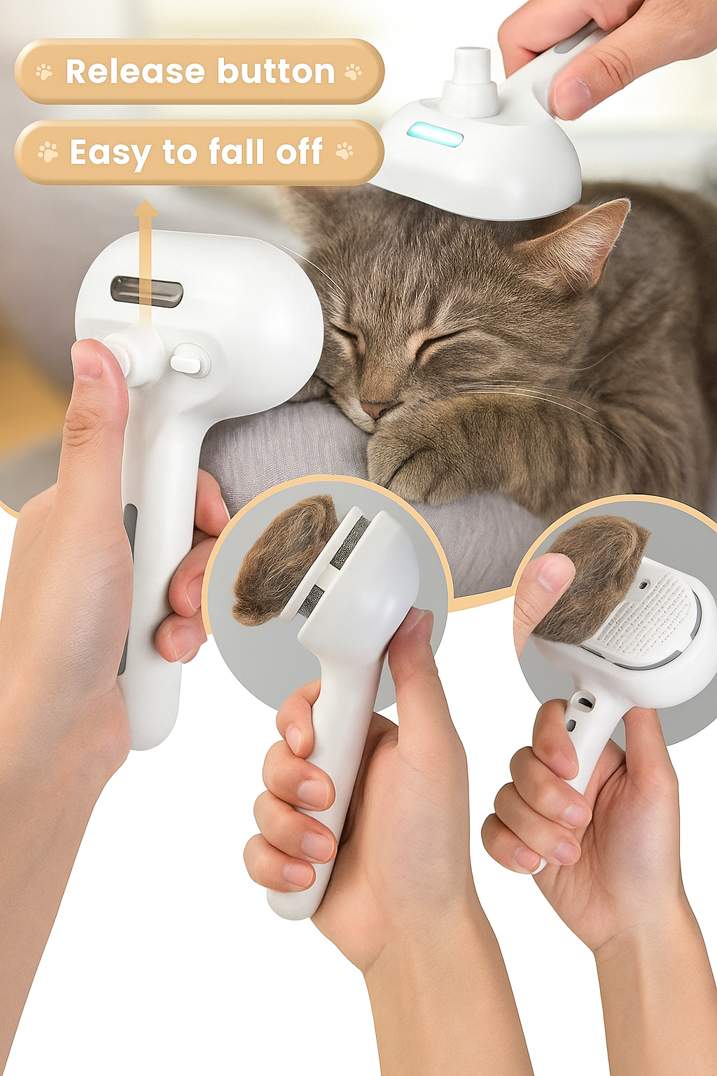 3 in 1 Electric Pet Brush